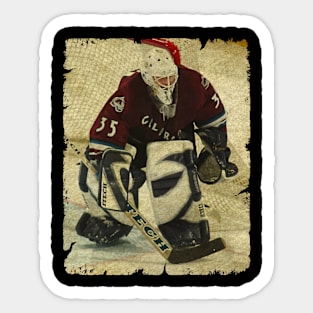 Tommy Salo, 2004 in Colorado Avalanche (2.37 GAA) Sticker